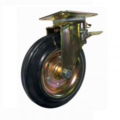 SCb80 FAD (L) Ролик поворотный с тормозом