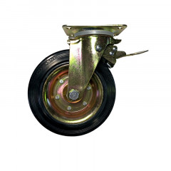 SCb80 FAD (L) Ролик поворотный с тормозом