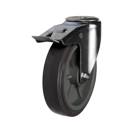 SChgb200 M12 Ролик поворотный под болт, с торм.