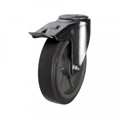 SChgb200 M12 Ролик поворотный под болт, с торм.