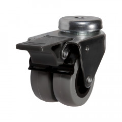 SChndb25 (49) Ролик поворотный с тормозом