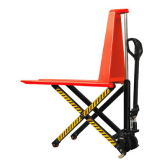 Гидравлическая тележка HLT10 PU+PU, ножничный подъем (Noblelift)