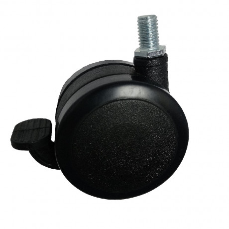 FWTB60 (C) Ролик мебельный диам.60мм, болт, с торм.