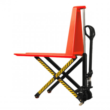 Гидравлическая тележка HLT15 PU+PU, ножничный подъем (Noblelift)