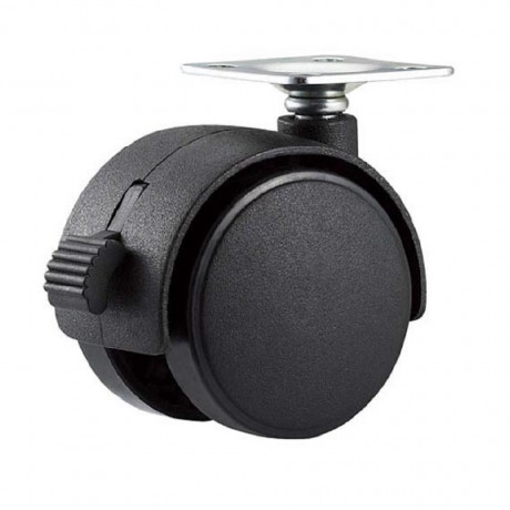 TWPB50 (C) Ролик мебельный диам.50мм, с торм.