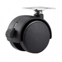 TWPB50 (C) Ролик мебельный диам.50мм, с торм.