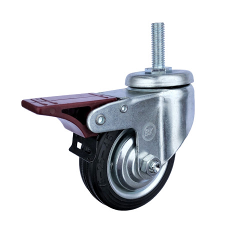 SCtb93 (18) Ролик поворотный с болтом, с торм.