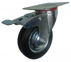 SCb42 (L) Ролик поворотный c тормозом