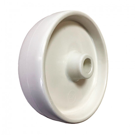 200/50ПП-Б Колесо полипропиленовое, цвет белый, не оставляет следов на полу, температурный режим работы от -40*С до +80*С, подшипник скольжения.