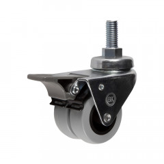 SCtndb25 (49) Ролик поворотный с болтом с торм.