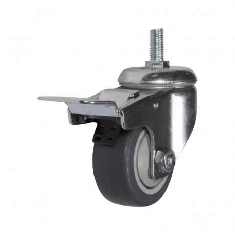 SCtkb93 (28) Ролик поворотный с болтом с торм.