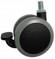 FWTB60G (C) Ролик мебельный диам.60мм, болт, с торм.