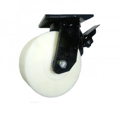 SCdnb80 (75) Heavy Ролик поворотный нейлон. с торм.